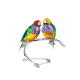 Статуэтка Swarovski Гульдовы Амадины 13см (12659) 