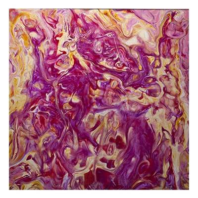 Amber red seasons decorative panel