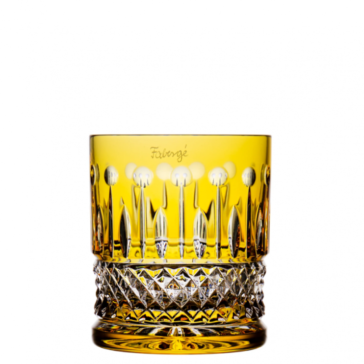 Стакан для виски Faberge Xenia 9 см / 250 мл (16262) желтый