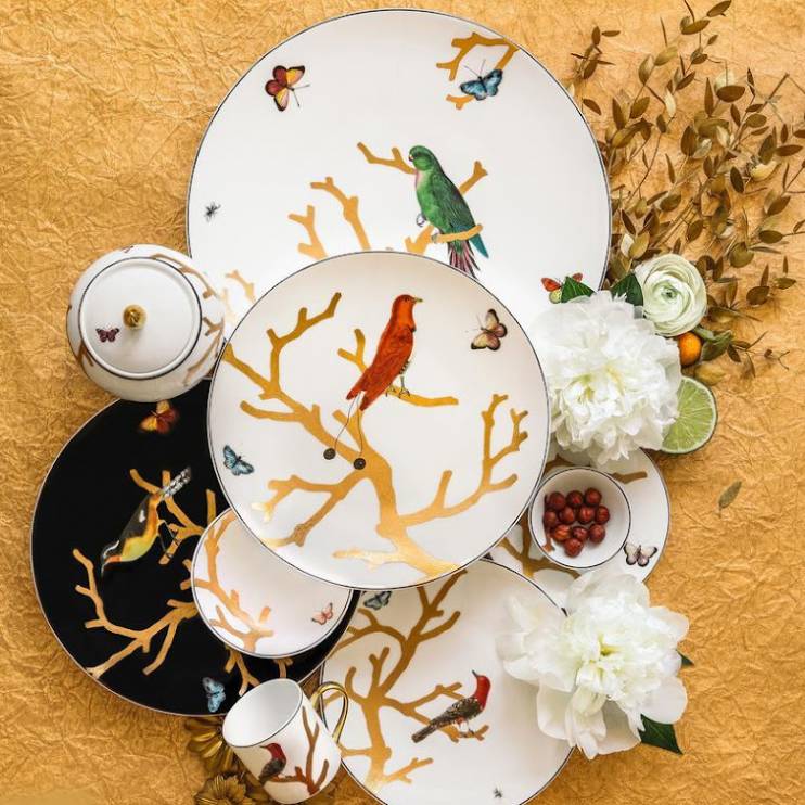 Тарелка десертная Bernardaud Aux Oiseaux 19см (5263)