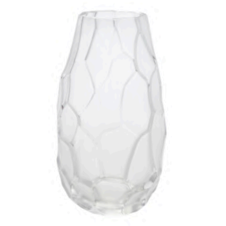 Ваза Lalique Terramineral Silex 18 см прозрачная (11164)