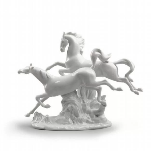 Статуэтка Lladro Лошади в галопе 30х38см (13264)
