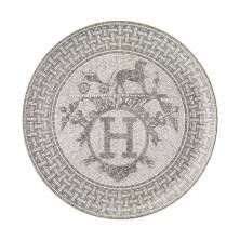 Блюдо круглое HERMES Mosaique au  Platinum 32см (3864)