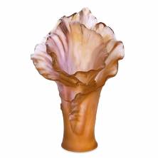 Ваза Daum Arum Rose 42см цвет янтарный-розовый  