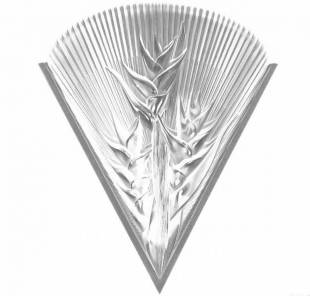 Набор из 2-х бра Lalique Heliconia 43*39 см (16766)