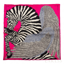 Шелковый платок Hermes Nano Zebra Pegasus, 45 (7967)