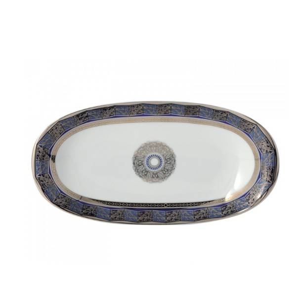Блюдо для солений Bernardaud Eventail Bleu 23см (9567)