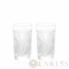 Набор из 2-х стаканов для воды Lalique Owl Thumblers (Сова) 200 мл (9269)