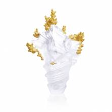 Статуэтка Gilded white large vase mer de corail