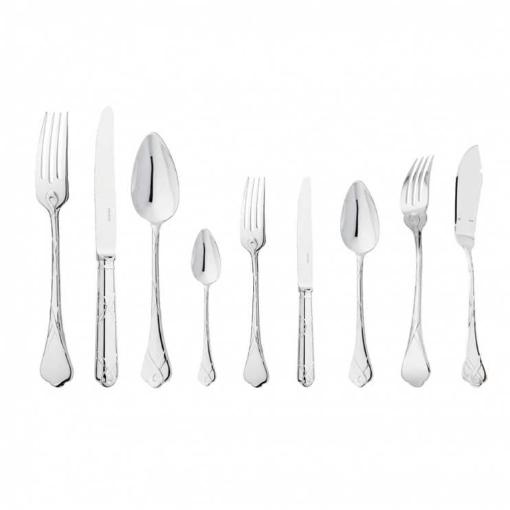 Набор столовых приборов Ercuis Paris Silverplated (Прсеребрённая сталь) на 6 персон 54 предмета (12471)