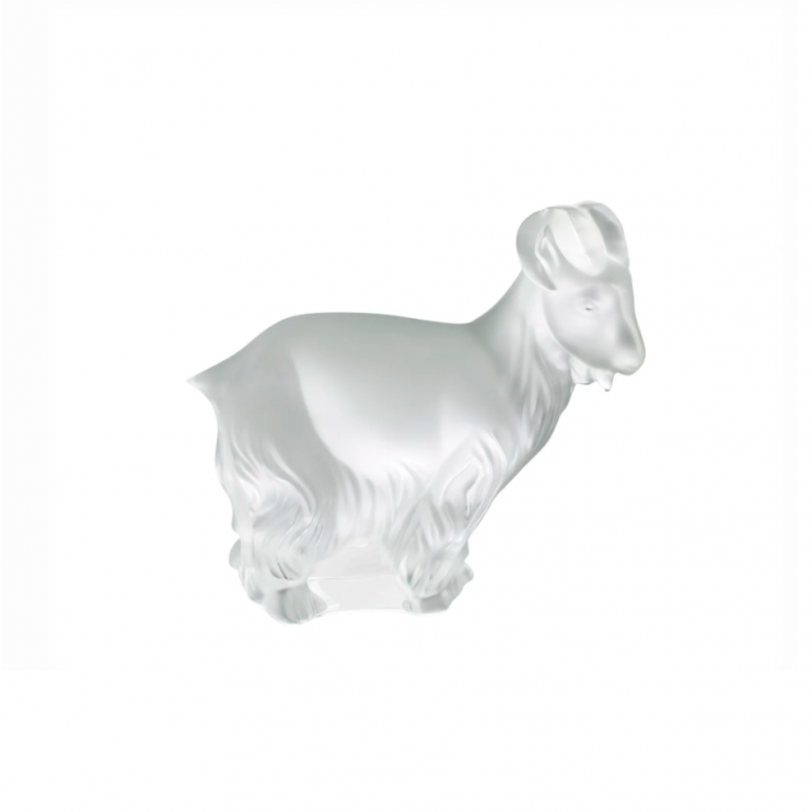 Скульптура Lalique Коза Goat, 12х7,5см (15672) символ года 2027