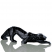Скульптура Lalique Zeila Black Panther 36,5см (6372)