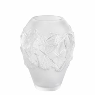 Ваза Lalique Papillons 28*21,5 см (16572) прозрачная