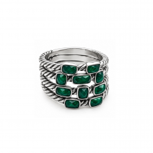 Кольцо David Yurman Wide 4 Row Confetti (16672)