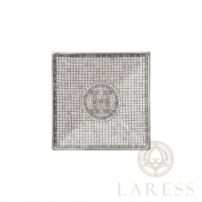 Тарелка десертная Hermes Mosaique au 24 Platinum, 7х7 см (3873)