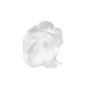 Статуэтка Lalique Nu Медитирующая прозрачная, 6 см (10974)