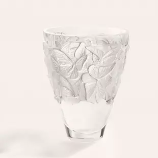 Ваза Lalique Papillons 38*30 см (16574) прозрачная