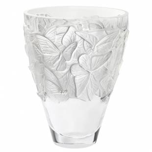 Ваза Lalique Papillons 38*30 см (16574) прозрачная