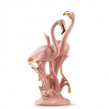 Скульптура Lladro "Розовые фламинго", 33х17см (16075)