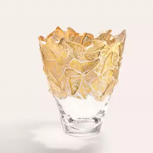 Ваза Lalique Papillons 38*30 см (16575) золотая