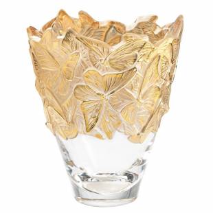 Ваза Lalique Papillons 38*30 см (16575) золотая
