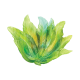 Арт-объект Daum Borneo 35 см цвет зеленый
