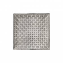 Малая тарелка №4 HERMES Mosaique au 24 Platinum 19х19 см 3876