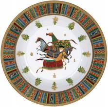 Тарелка Hermes Cheval d'Orient круглая 42см (6876)