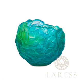Ваза Daum "Синий, зеленый" Bouquet, 22 см (7177)