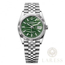 Часы Rolex Datejust 36 Oyster Perpetual, оливковый цвет, пальмы, 36 мм (8277)