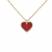 Подвеска Van Cleef Sweet Alhambra Heart (9177)