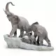 Статуэтка Lladro Идущие слоны, 36см (11078)