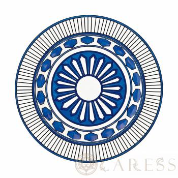 Тарелка круглая HERMES Bleus d'Ailleurs 5778