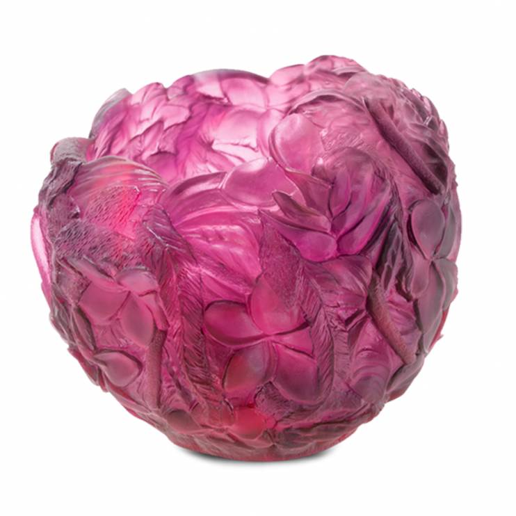 Ваза Daum Bouquet 22 см цвет красный-фиолетовый