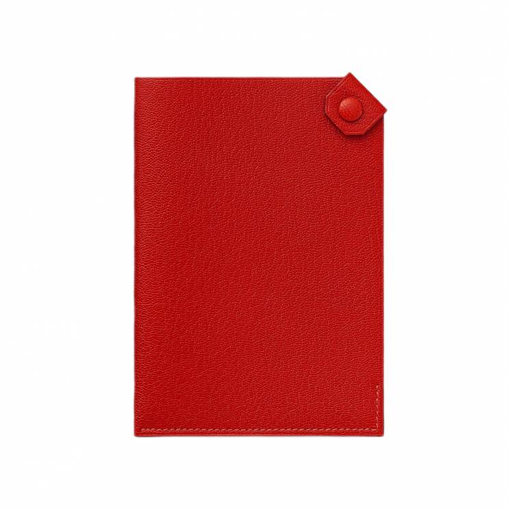 Обложка для паспорта Hermes Tarmac Rouge de Coeur (9680)