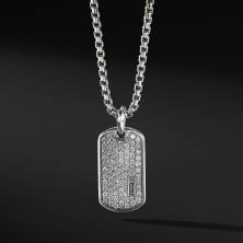 Жетон DY, серебро с бриллиантами