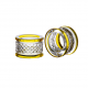 Набор из 2-х колец для салфеток Faberge Xenia, 4,5 см (16281) желтый