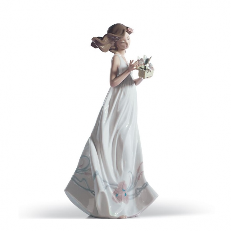 Статуэтка Lladro "Сокровища бабочек" 32 см (12682)