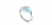 Кольцо Tiffany&Co Wire с бриллиантами и бирюзой (7685)
