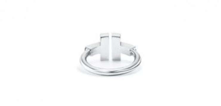 Кольцо Tiffany&Co Wire с бриллиантами и бирюзой (7685)