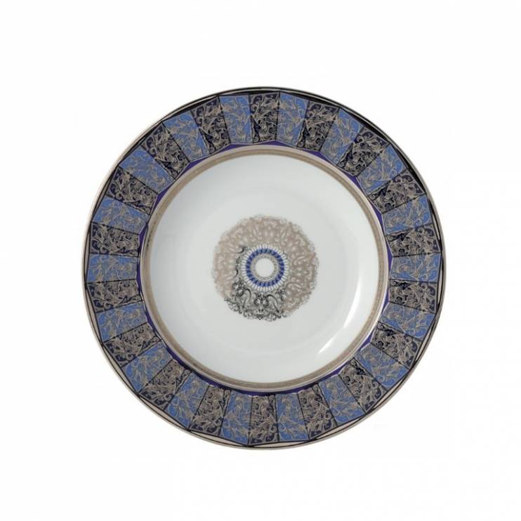 Тарелка суповая Bernardaud Eventail Bleu 23см (9585)