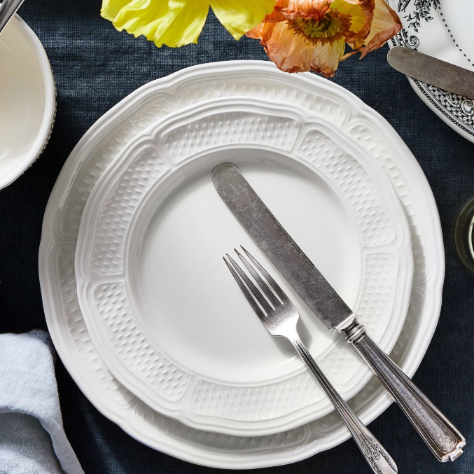 Serving plate Gien Pont Aux Choux Blanc, 32cm (14987)