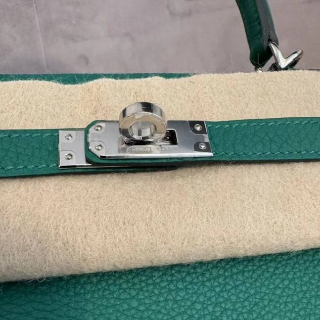 Сумка Hermes Kelly 25 Vert Vertigo PHW (10688)