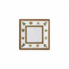 Тарелка квадратная HERMES Cheval d'Orient 11х11 см (4188)