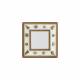 Тарелка квадратная Hermes Cheval d'Orient 11х11 см (4188)