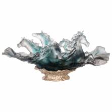 Арт-объект Daum Cavalcade 67см цвет синий, серый