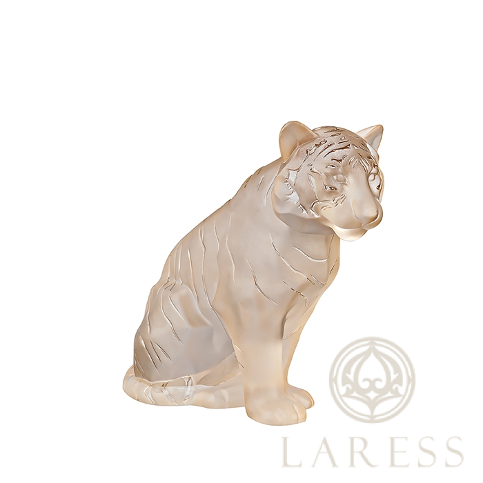 Статуэтка Lalique Тигр золотой 24 см (12589)