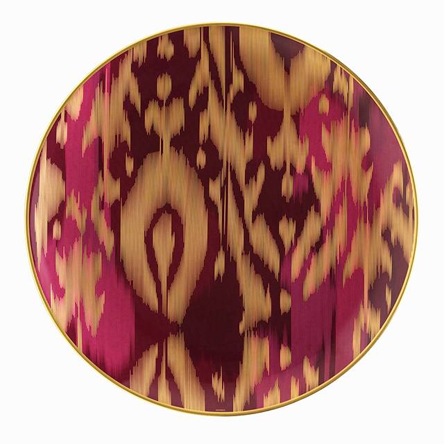 Блюдо Hermes Voyage en Ikat 33,5 см (5589)