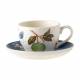 Чашка чайная с блюдцем Wedgwood Sarahs Garden 150мл (6690) синие