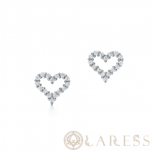 Серьги Tiffany & Co. в форме сердец с бриллиантами (8990)